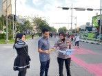 Ditlantas Polda Riau Semarakkan CFD Pekanbaru, Edukasi Kamseltibcarlantas hingga Ajak Masyarakat Ramaikan Riau Bhayangkara Run 2026.
