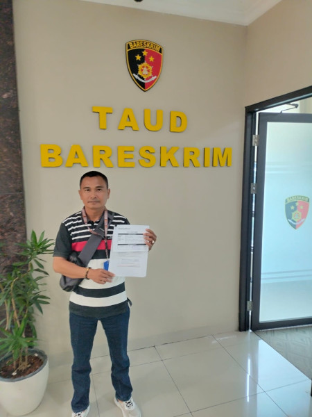 Ketua Kelompok Tani Sekaligus Bos Kebun Kelapa Sawit di INHU Resmi di Laporkan ke Mabes Polri, Kasus Apa?