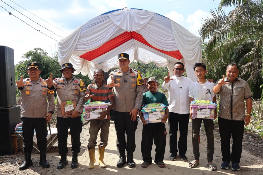 Wakapolda Riau, BRIGJEN POL. Dr. HENGKI HARYADI, S.I.K., M.H, Melakukan Kunjungan Langsung Untuk Meninjau Progres Pembangunan Jembatan Beton I Dan II Presisi Polri