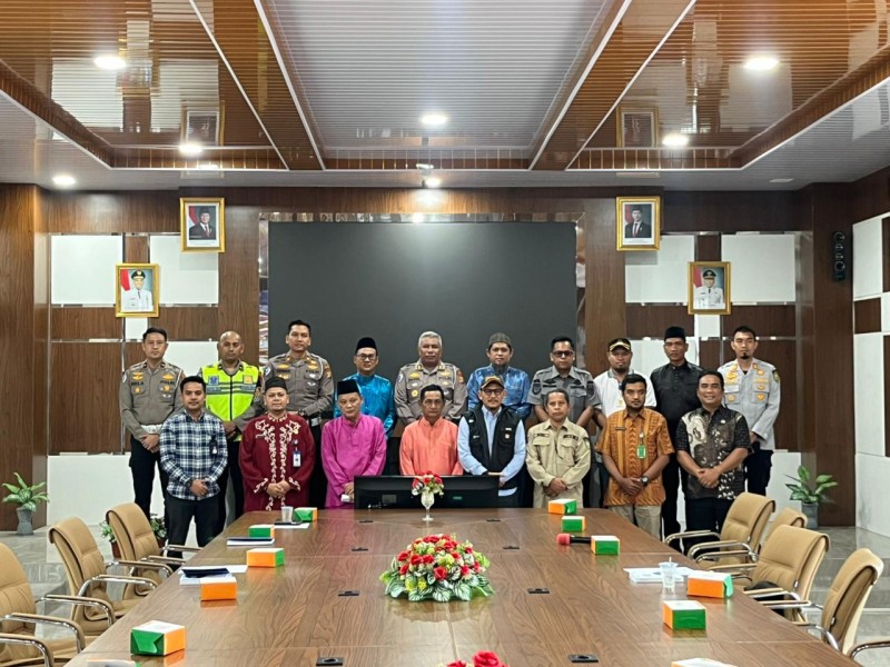 Rapat Koordinasi Penutupan Jembatan Sei Mesjid, Ditlantas Polda Riau Dorong Sinergi Pengaturan Lalu Lintas.